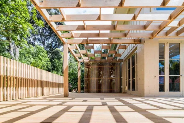Unique pergola design - Auckland