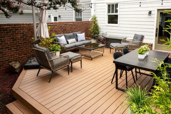 Trex Transcend Lineage Composite Deck outside area