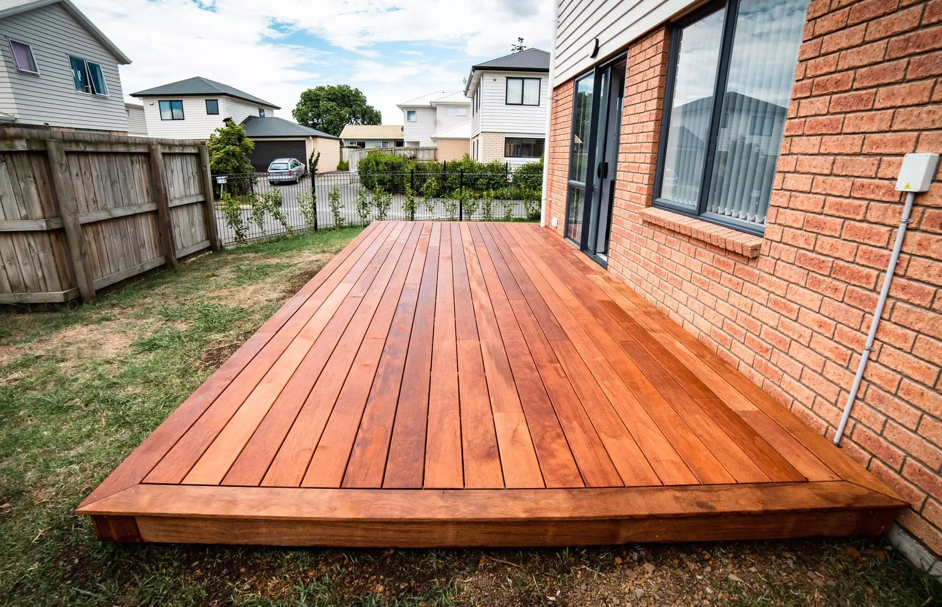 Picture of a small timber deck