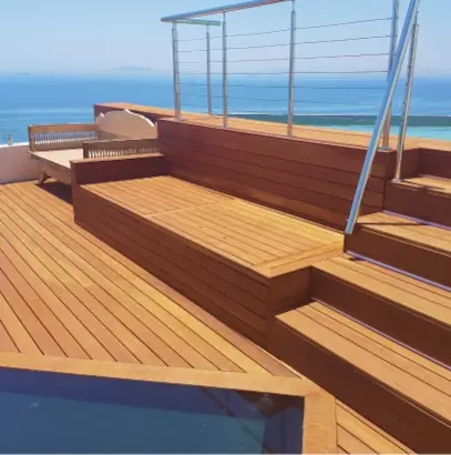 Picture of a Timber Deck on the coast