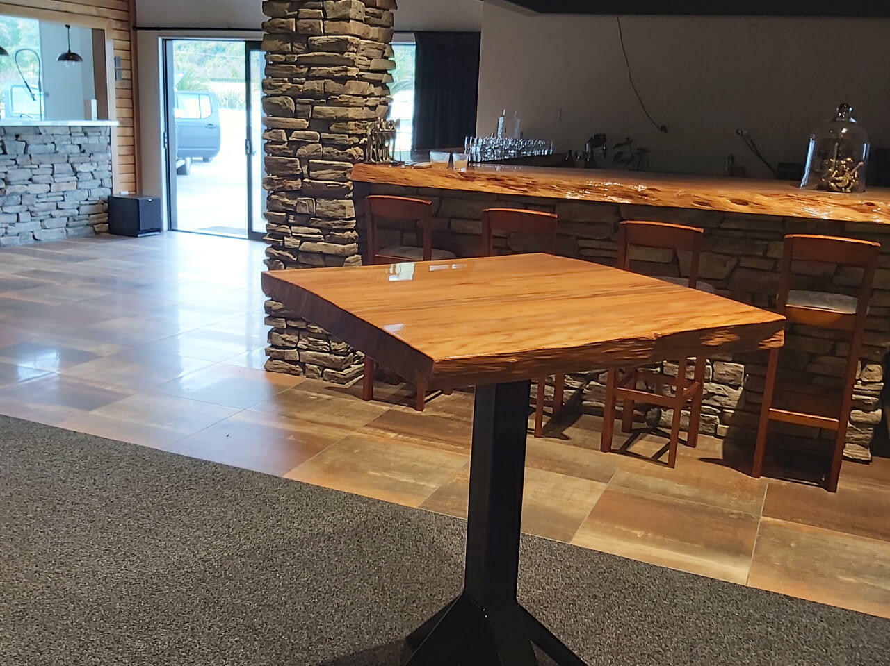 Custom furniture table and bar counter