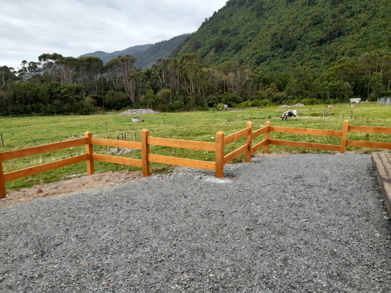 Timber fence