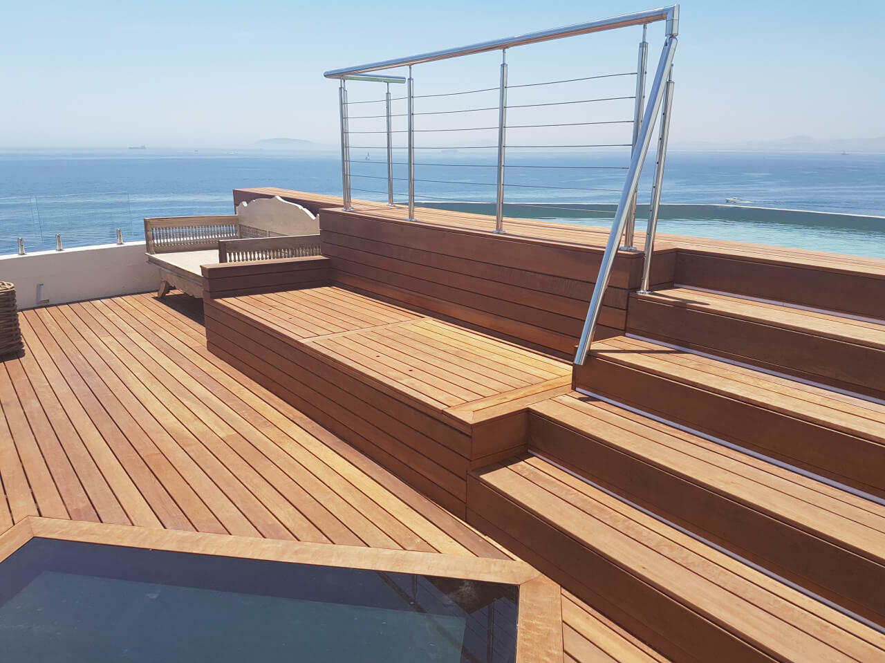 Timber Deck with Steps