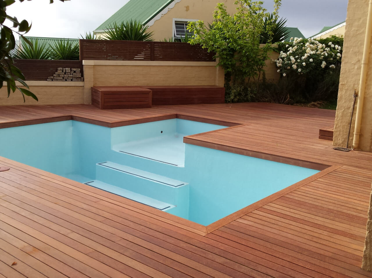 Deck around pool - Timber